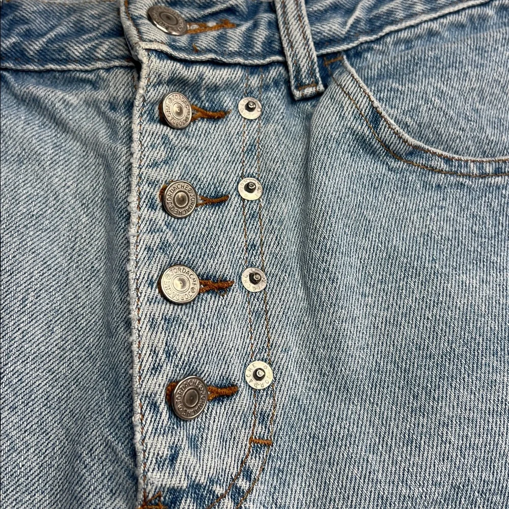 Jordache Classic Blue Denim Womens Shorts baggy fit 90s y2k urban high waist‎